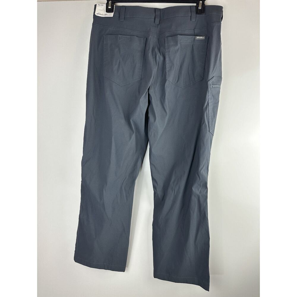 NWT Eddie Bauer Rainier Pants Storm Blue Gray UPF 50 Active Stretch Mens 36 x 30 - Picture 7 of 10